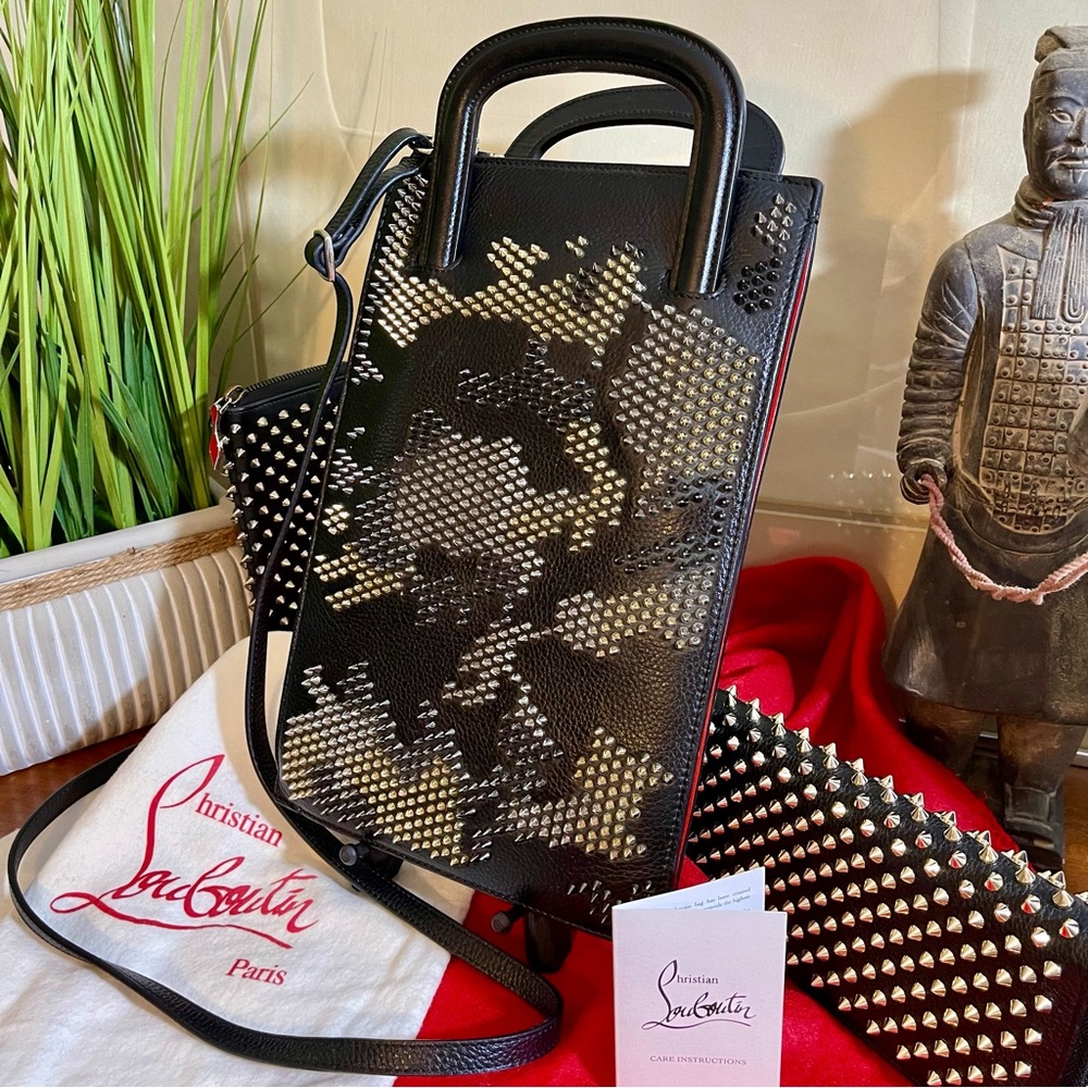 Christian Louboutin Messenger Bag and Choice of 1 Panettone Wallet!